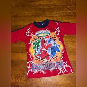 Vintage 2000 Mighty Morphin Power Rangers t-shirt tee shirt shirt sleeves
